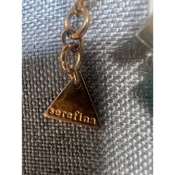 Serafina Multi-Strand Turquoise & Green Beaded Necklace With Gold Chain Accents - Picture 5 of 6